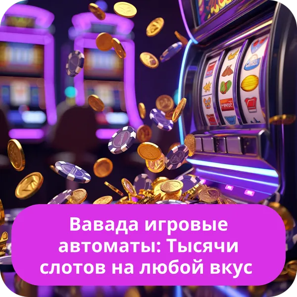 Вавада игровые автоматы: Тысячи слотов на любой вкус